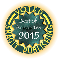 Voted Best Of Anacortes 2015 by Skagit Publishing