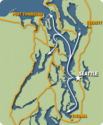 Seattle Range Map